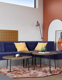 Table D'appoint Ply Ø50cm - Noyer 13 Table D'appoint Ply Ø50cm - Noyer -Meubles Tables Et Chaises Shop 9003.629136 Ply 50 Side Table Walnut and Black Steel 6 f433