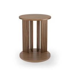 Table D'appoint Nillis ø40cm - Noyer -Meubles Tables Et Chaises Shop 9003.629969 Nora Sofa Table Walnut 2 8210