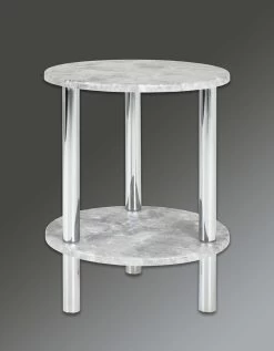 Table D'appoint Wilko - Décor De Béton/chrome -Meubles Tables Et Chaises Shop 90443 Hintergrund 4b9c