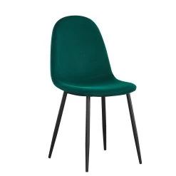 Chaise Valeska Velours - Vert