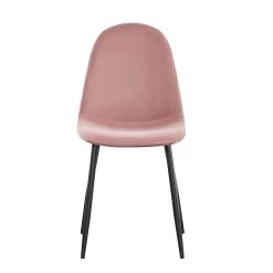 Chaise Valeska Velours - Rose -Meubles Tables Et Chaises Shop 9090 5 A e539
