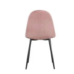 Chaise Valeska Velours - Rose -Meubles Tables Et Chaises Shop 9090 5 B d1d9
