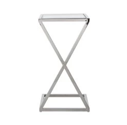 RICHMOND Table D'appoint Paramount 35x35cm - Argent -Meubles Tables Et Chaises Shop 9437 5 62e2
