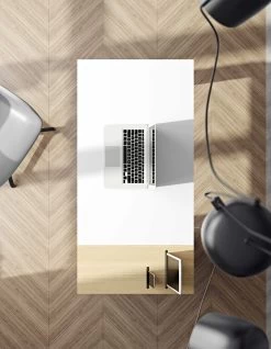 Bureau Harbour - Blanc/chêne -Meubles Tables Et Chaises Shop 9500.052996 Harbour Pure White Oak 10 31f0