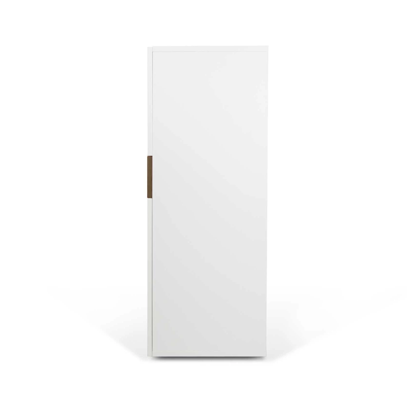 Bureau/meuble De Rangement Fox 110cm - Blanc/noyer 3 Bureau/meuble De Rangement Fox 110cm - Blanc/noyer – Image 3