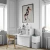 Bureau/meuble De Rangement Fox 110cm - Blanc