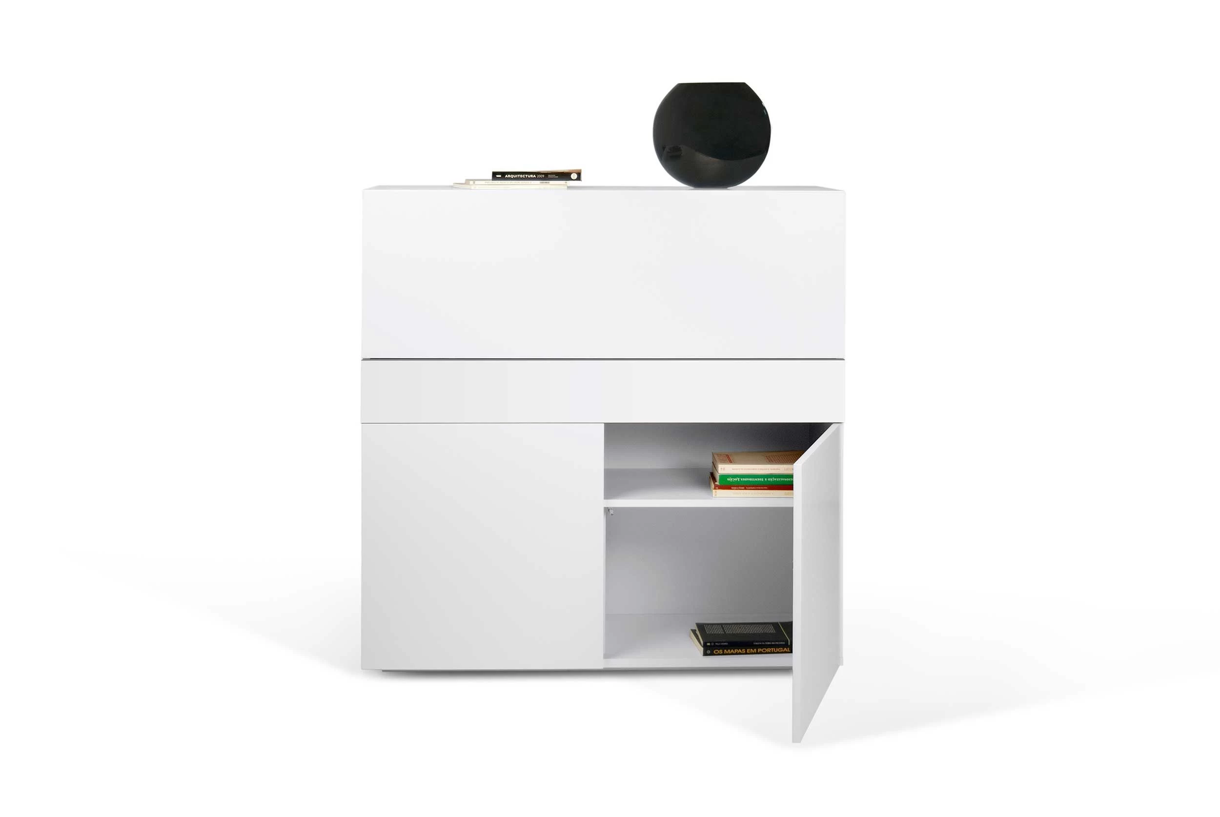 Bureau/meuble De Rangement Fox 110cm - Blanc 10 Bureau/meuble De Rangement Fox 110cm - Blanc – Image 10
