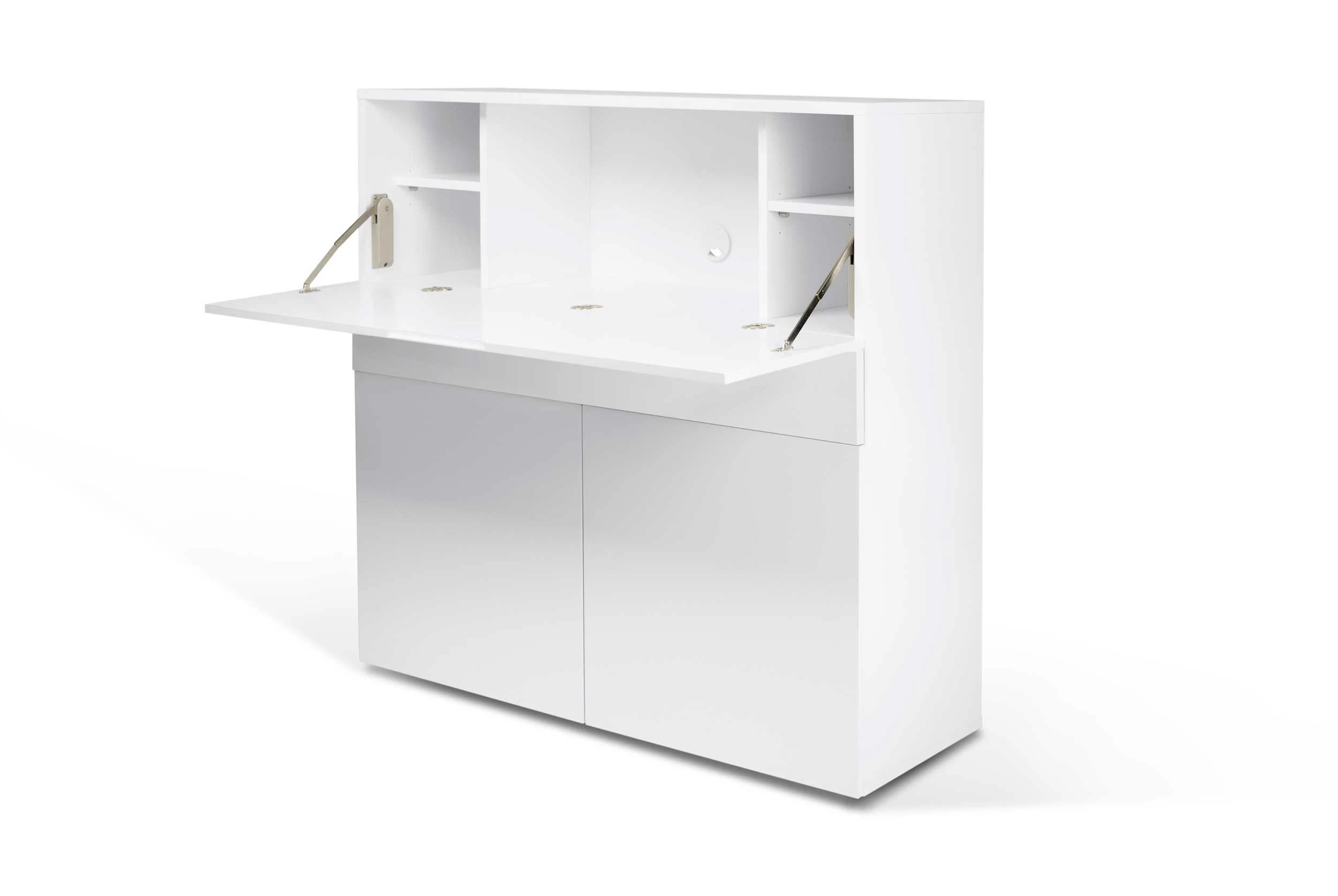 Bureau/meuble De Rangement Fox 110cm - Blanc 8 Bureau/meuble De Rangement Fox 110cm - Blanc – Image 8