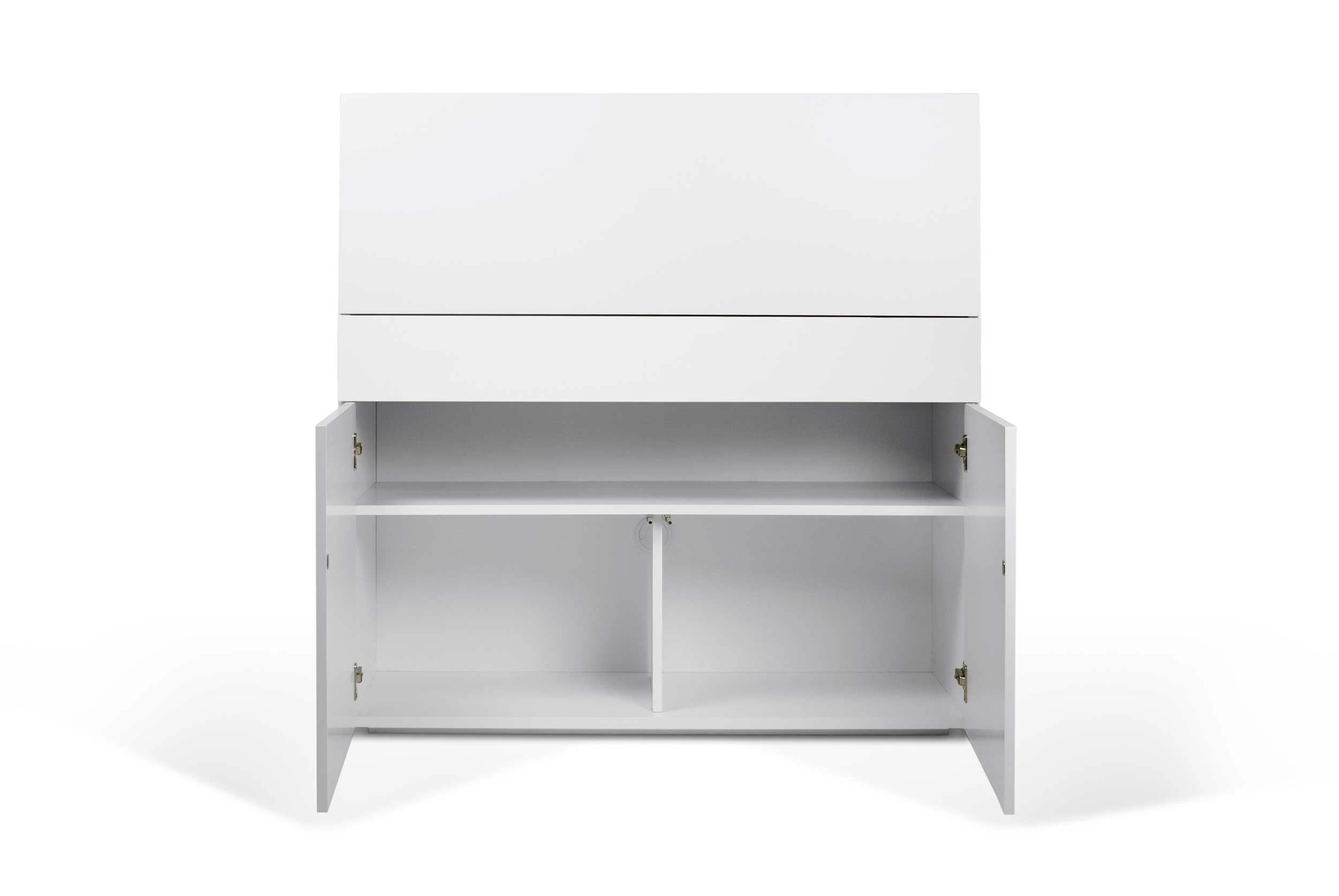 Bureau/meuble De Rangement Fox 110cm - Blanc 7 Bureau/meuble De Rangement Fox 110cm - Blanc – Image 7