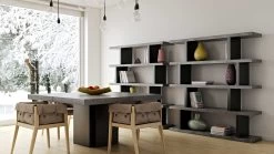 Bibliothèque Stephany 172 Cm-béton/noir -Meubles Tables Et Chaises Shop 9500.273278 Step High Concrete Pure Black 6 40f0