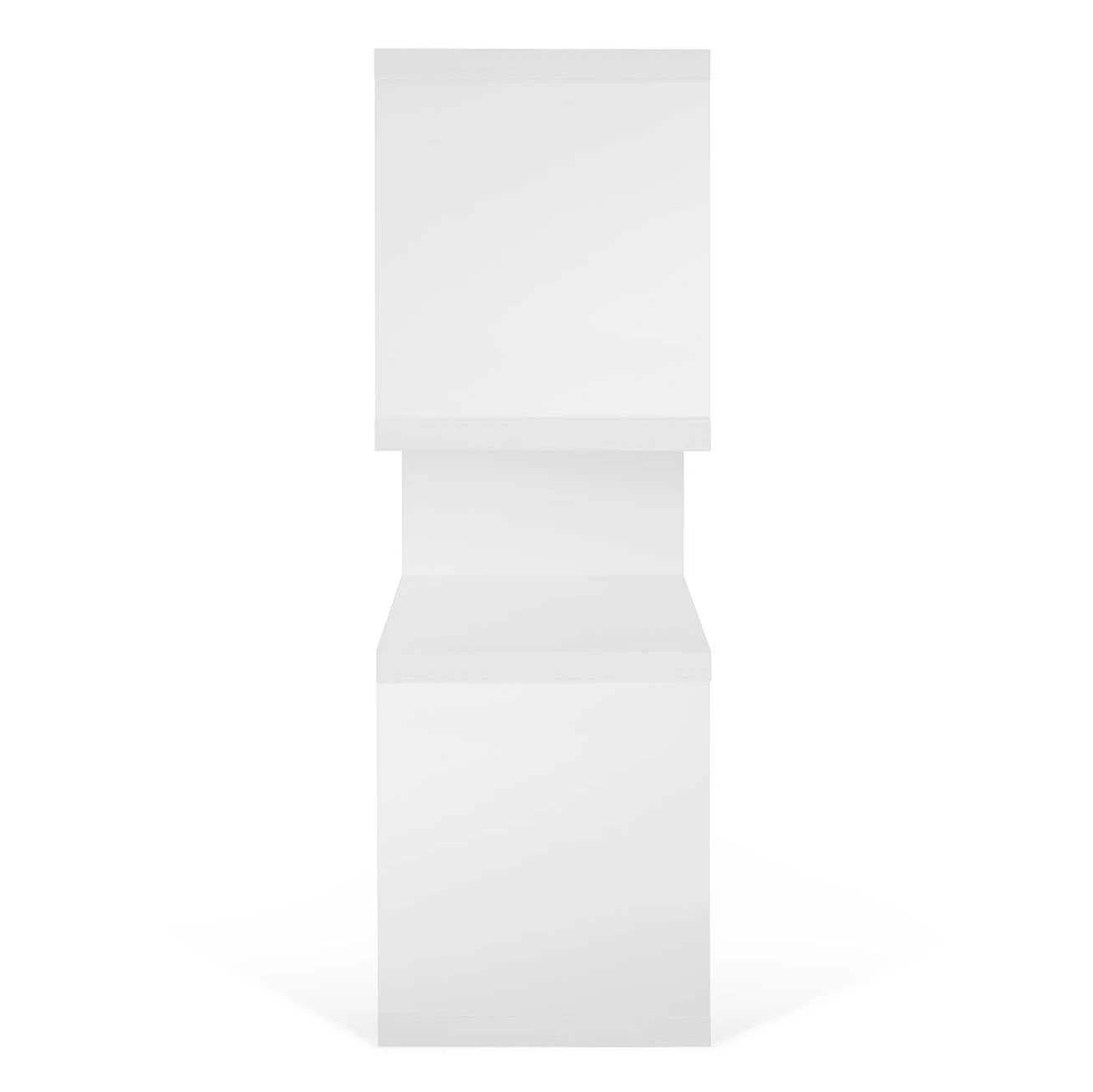 Bibliothèque Lisbon 1 - Blanc/noyer 4 Bibliothèque Lisbon 1 - Blanc/noyer – Image 4