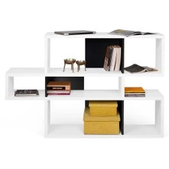 Bibliothèque Lisbon 1 - Blanc/noir