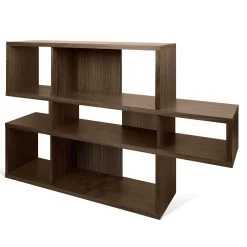 Bibliothèque Lisbon 1 - Placage Noyer -Meubles Tables Et Chaises Shop 9500.314865 London 001 walnut walnut backs 2 cdab