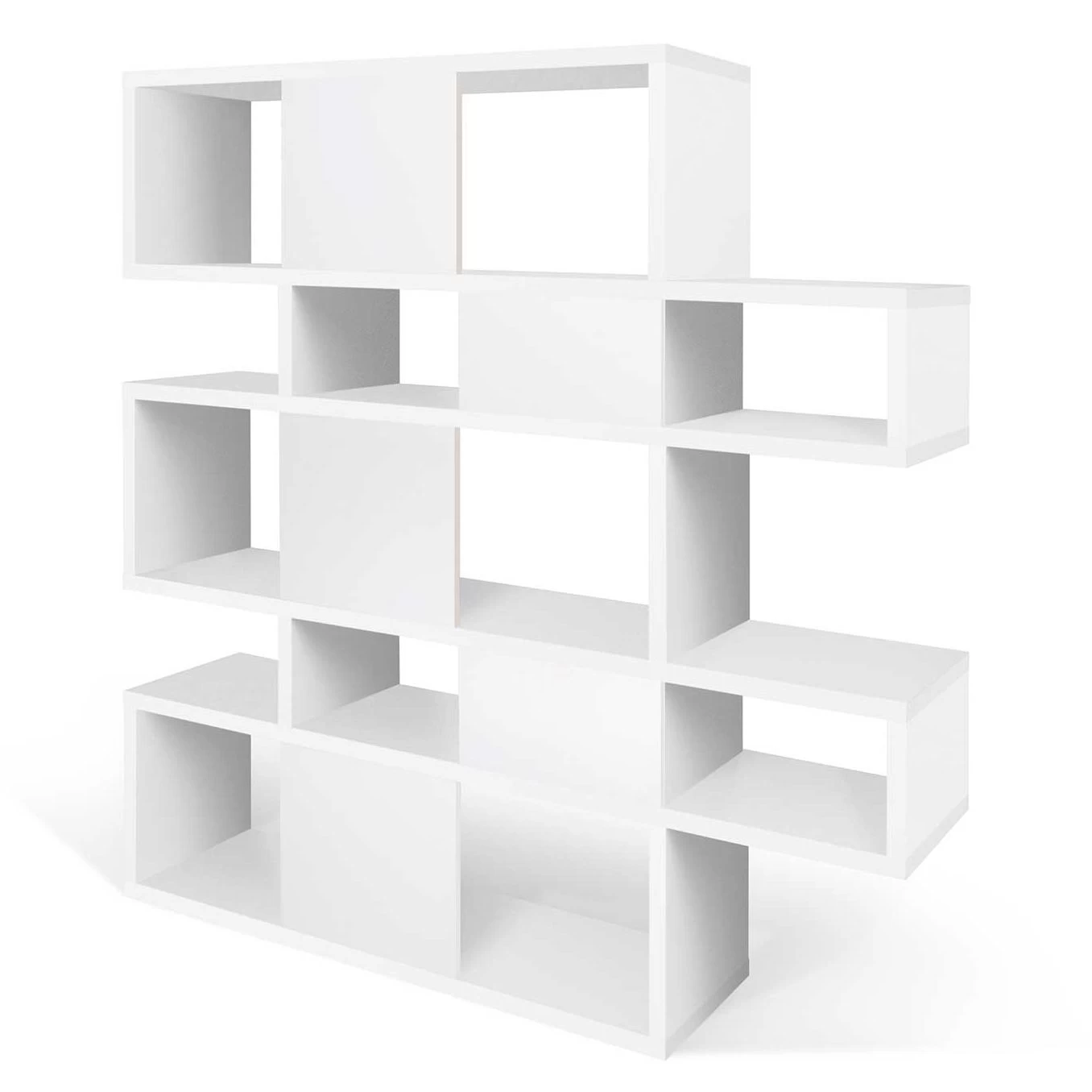 Bibliothèque Lisbon 2 - Blanc 2 Bibliothèque Lisbon 2 - Blanc – Image 2