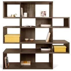 Bibliothèque Lisbon 2 - Placage Noyer