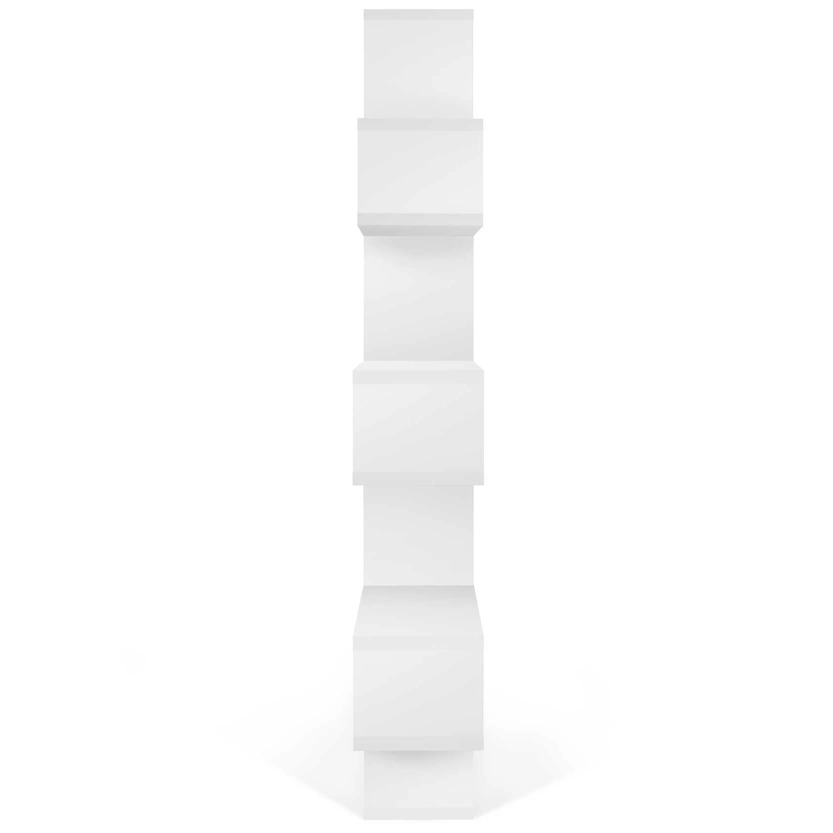 Bibliothèque Lisbon 3 - Blanc/noyer 4 Bibliothèque Lisbon 3 - Blanc/noyer – Image 4