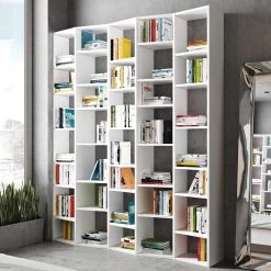 Bibliothèque Varna Modèle 4 - Blanc