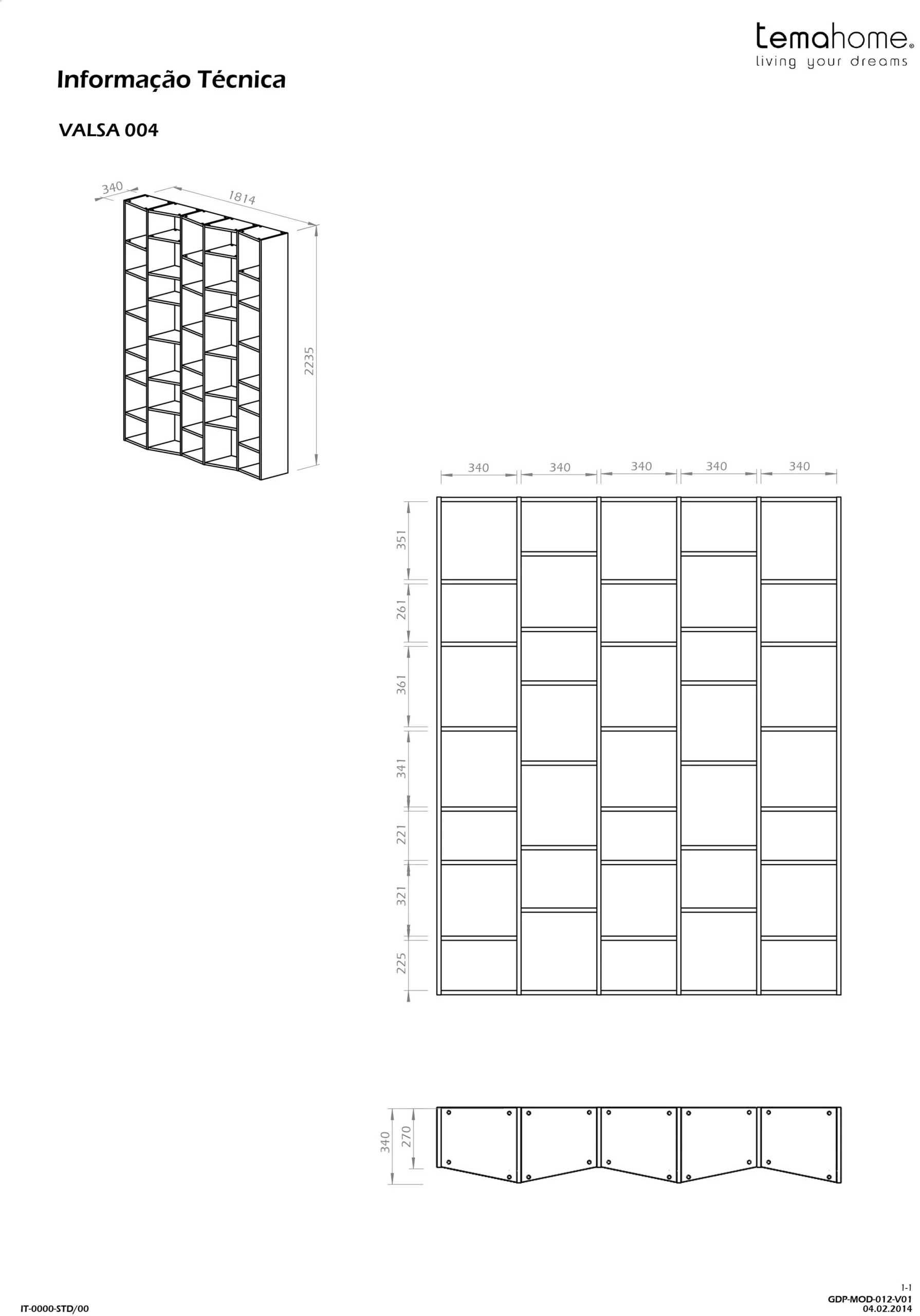Bibliothèque Varna Modèle 4 - Blanc 2 Bibliothèque Varna Modèle 4 - Blanc – Image 2