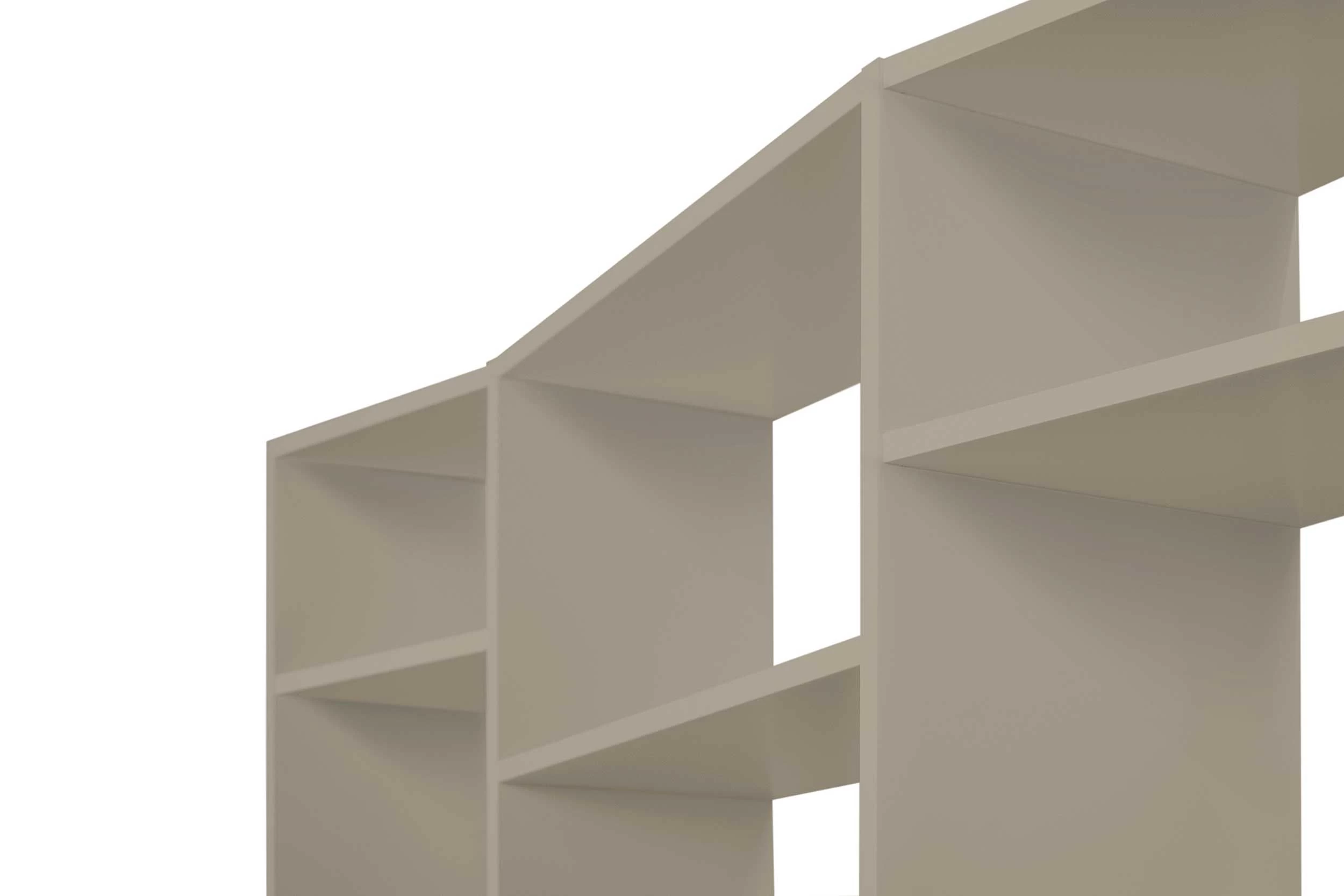 Bibliothèque Varna Modèle 5 - Gris 2 Bibliothèque Varna Modèle 5 - Gris – Image 2