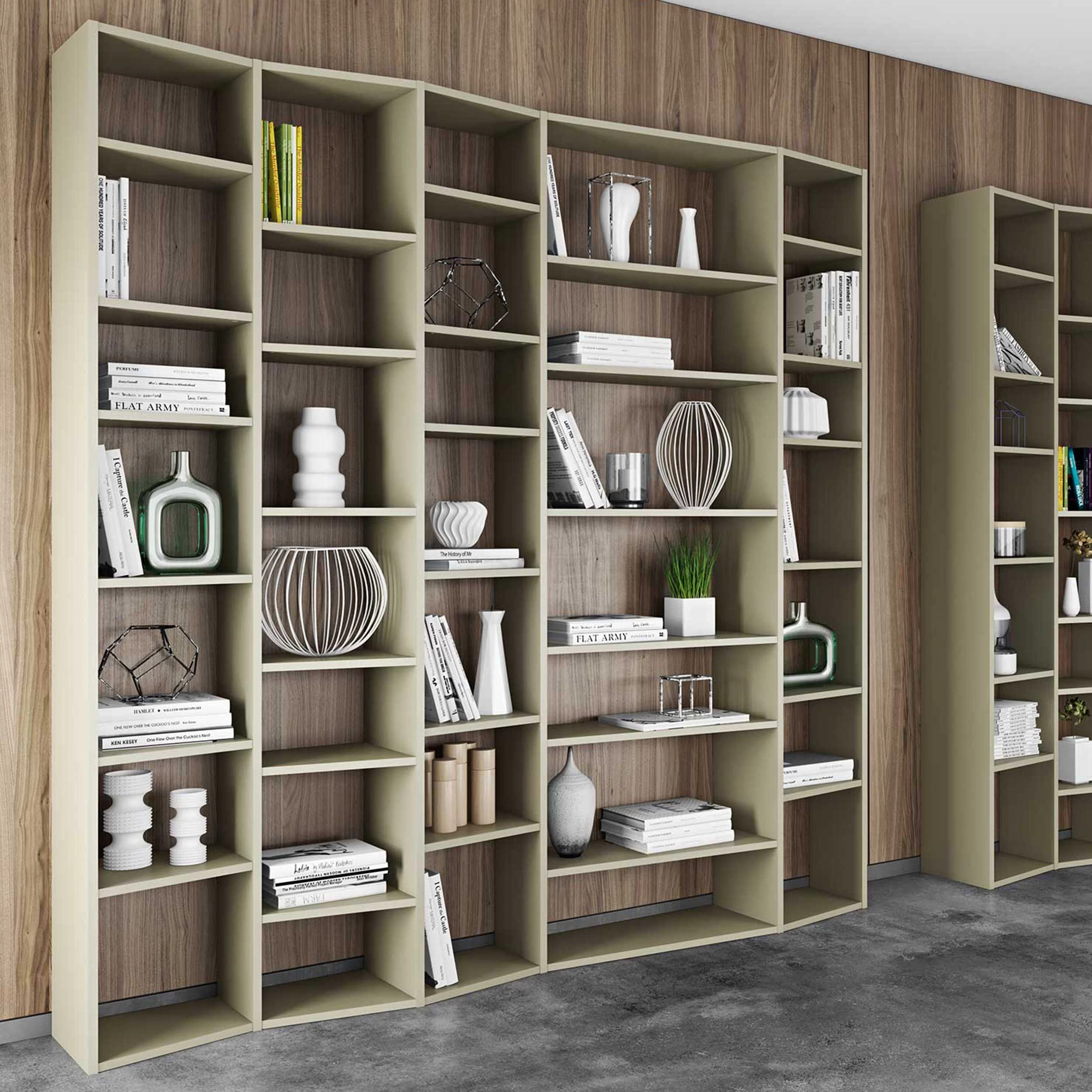 Bibliothèque Varna Modèle 5 - Gris 1 Bibliothèque Varna Modèle 5 - Gris