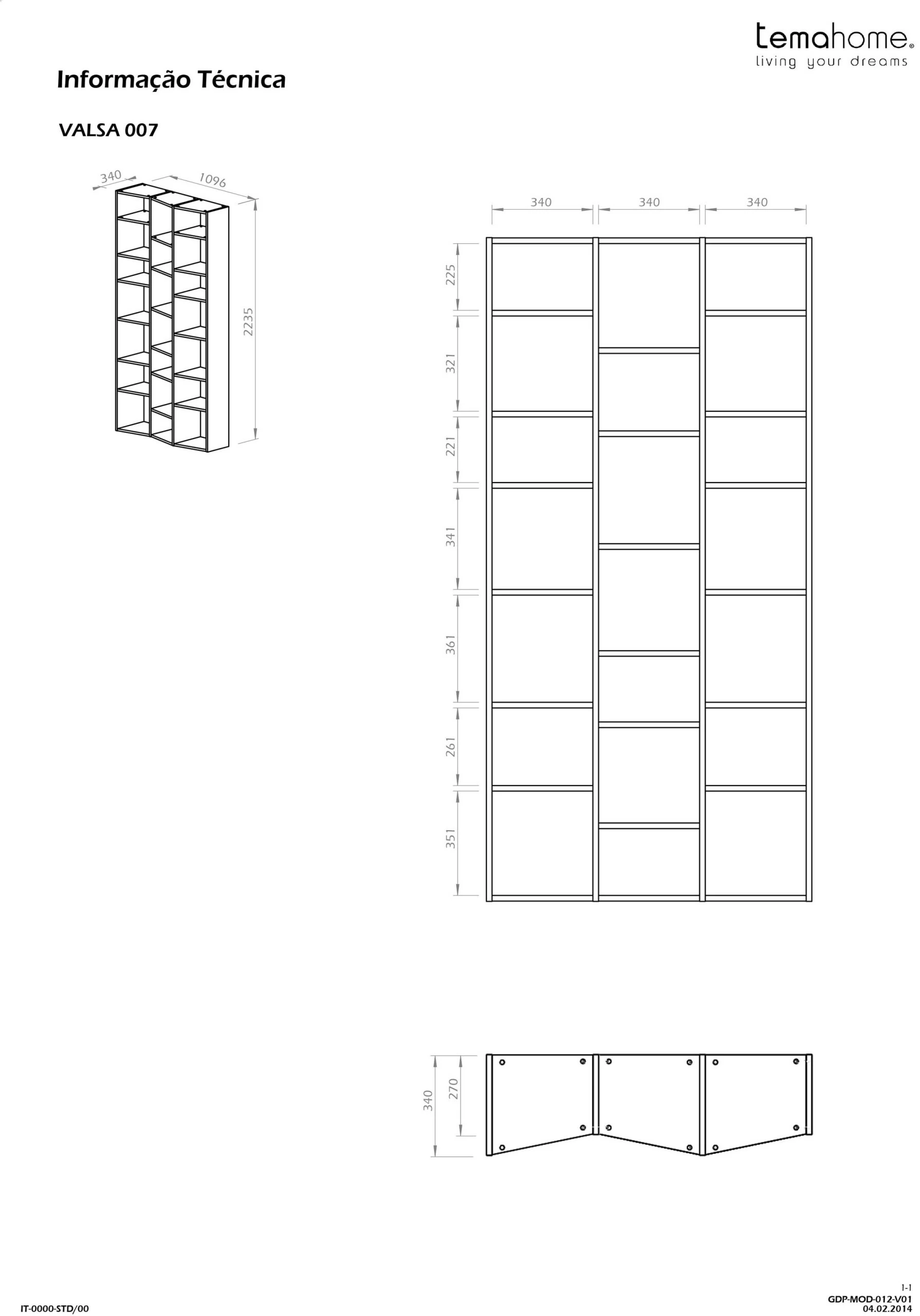 Bibliothèque Varna Modèle 7 - Gris 5 Bibliothèque Varna Modèle 7 - Gris – Image 5