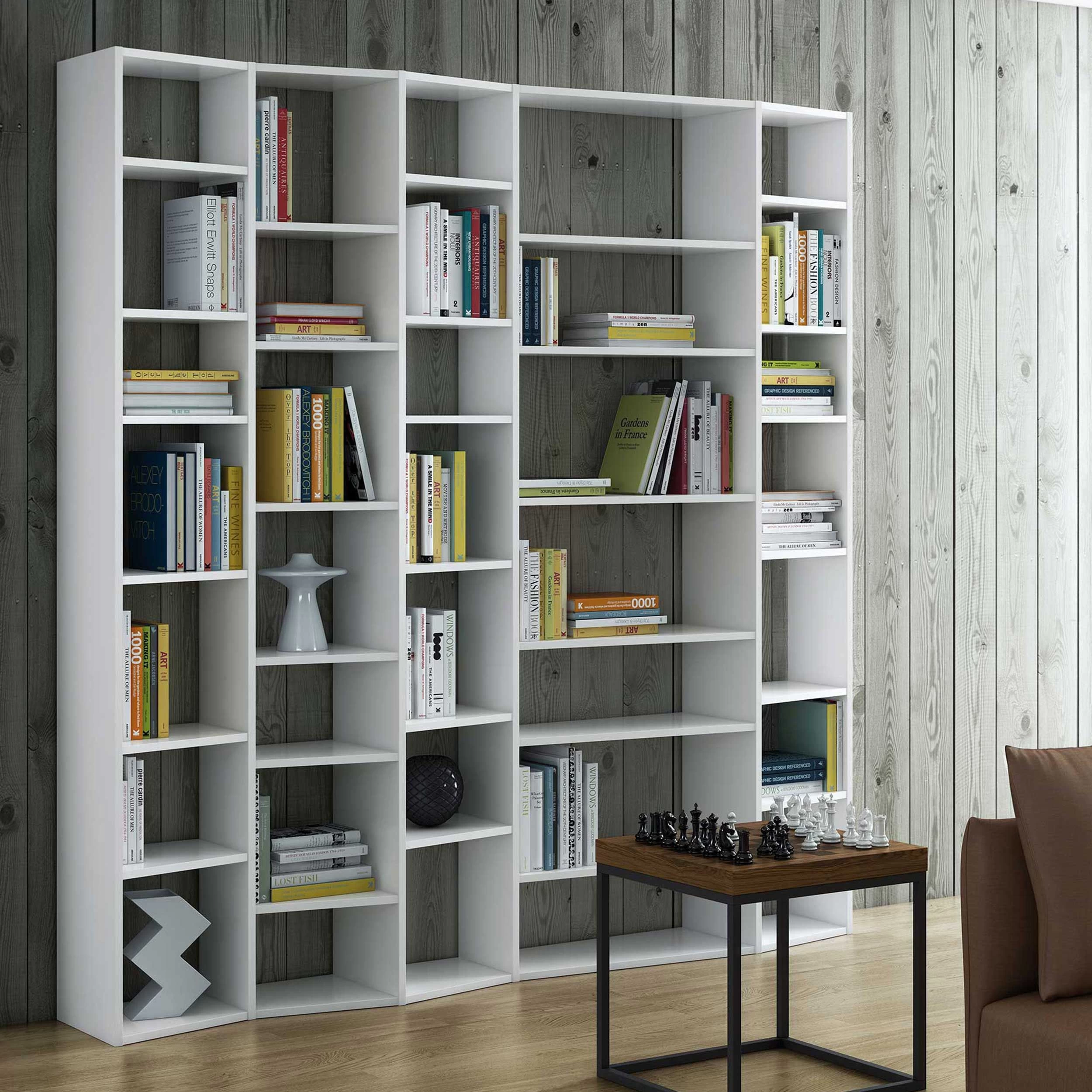 Bibliothèque Varna Modèle 5 - Blanc 1 Bibliothèque Varna Modèle 5 - Blanc