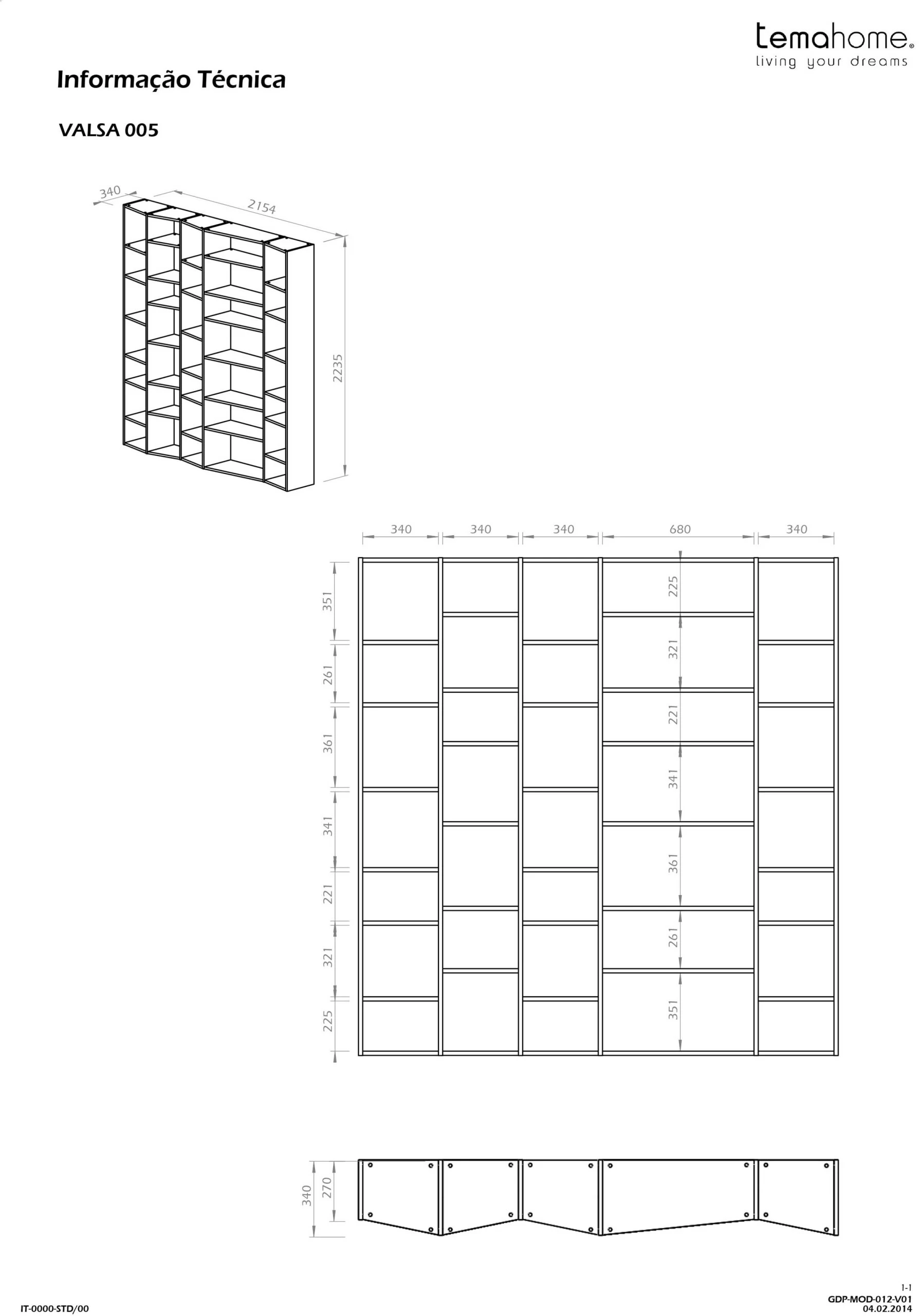 Bibliothèque Varna Modèle 5 - Blanc 3 Bibliothèque Varna Modèle 5 - Blanc – Image 3