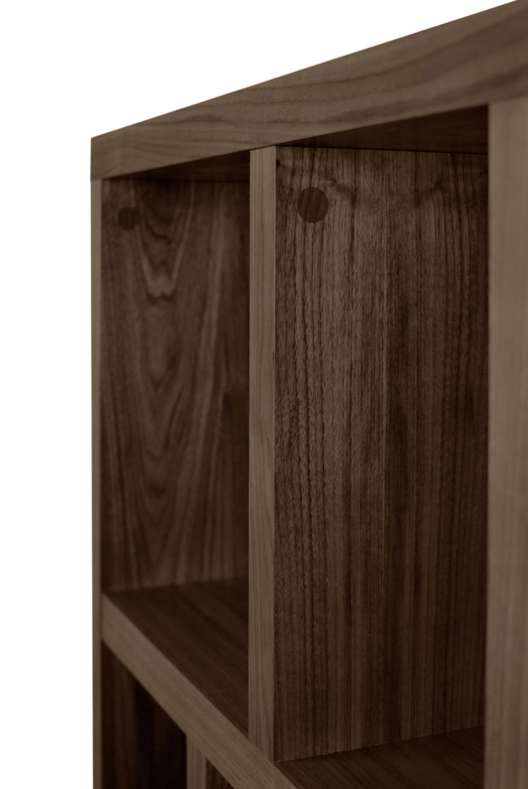 Etagère Berkeley 70 Cm 4 Niveaux - Placage Noyer 6 Etagère Berkeley 70 Cm 4 Niveaux - Placage Noyer – Image 6