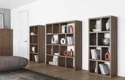 Etagère Berkeley 70 Cm 4 Niveaux - Placage Noyer 18 Etagère Berkeley 70 Cm 4 Niveaux - Placage Noyer -Meubles Tables Et Chaises Shop 9500.318641 Berlin 70 4Levels Walnut 8 5fc5