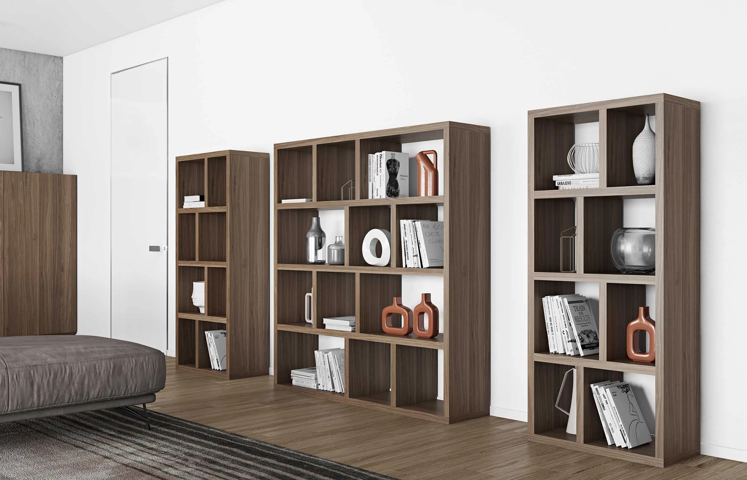 Etagère Berkeley 70 Cm 4 Niveaux - Placage Noyer 9 Etagère Berkeley 70 Cm 4 Niveaux - Placage Noyer – Image 9