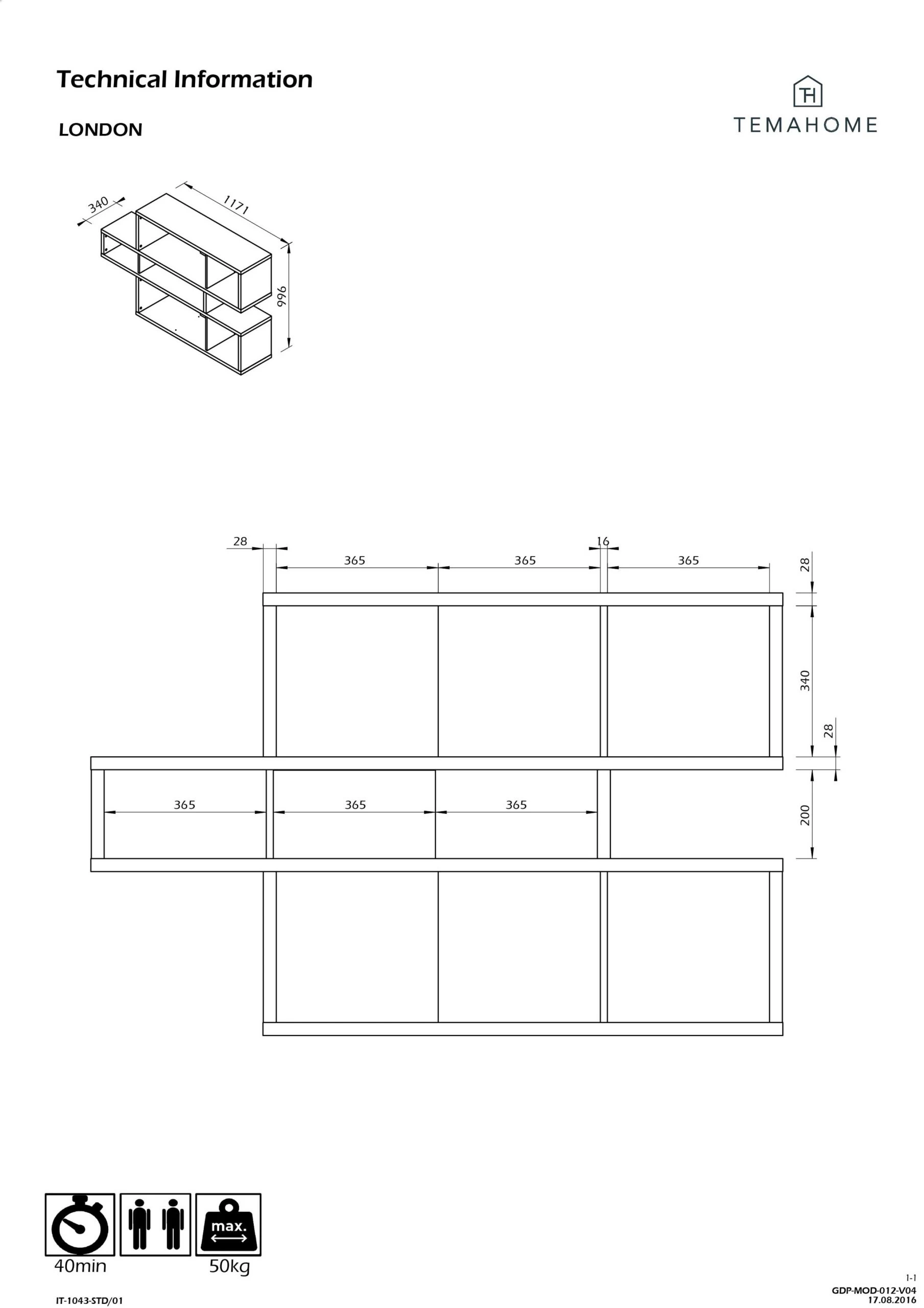 Bibliothèque Lisbon 1 - Placage Chêne 3 Bibliothèque Lisbon 1 - Placage Chêne – Image 3