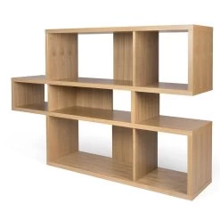 Bibliothèque Lisbon 1 - Placage Chêne 16 Bibliothèque Lisbon 1 - Placage Chêne -Meubles Tables Et Chaises Shop 9500.319631 London 001Oak Oak Backs 1 1e07