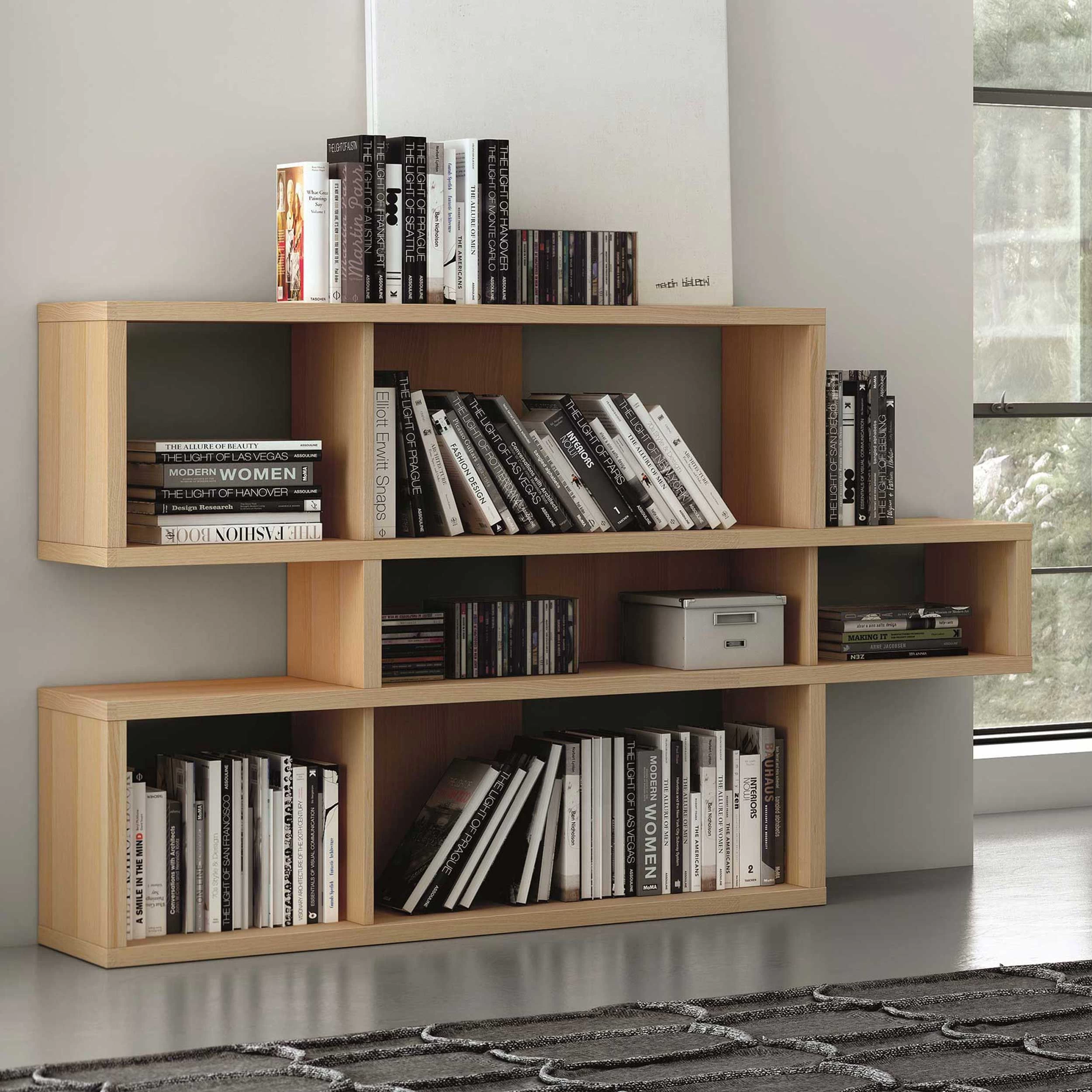 Bibliothèque Lisbon 1 - Placage Chêne 1 Bibliothèque Lisbon 1 - Placage Chêne