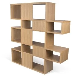 Bibliothèque Lisbon 2 - Placage Chêne -Meubles Tables Et Chaises Shop 9500.319679 London 002 Oak Oak Backs 6 4c41