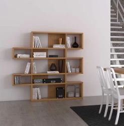 Bibliothèque Lisbon 2 - Placage Chêne -Meubles Tables Et Chaises Shop 9500.319679 London 002 Oak Oak Backs 7 35ce