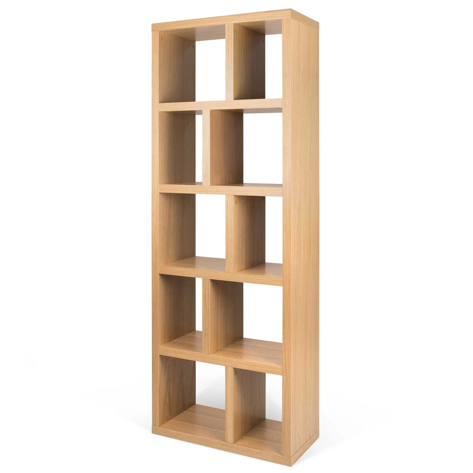 Etagère Berkeley 70 Cm 5 Niveaux - Placage De Chêne 5 Etagère Berkeley 70 Cm 5 Niveaux - Placage De Chêne – Image 5