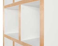 Etagère Berkeley 70 Cm 5 Niveaux - Blanc/contreplaqué 13 Etagère Berkeley 70 Cm 5 Niveaux - Blanc/contreplaqué -Meubles Tables Et Chaises Shop 9500.320217Berlin 5L 70 Plywood 4 57db