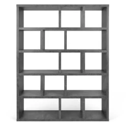 Etagère Berkeley 150 Cm 5 Niveaux - Décor Béton -Meubles Tables Et Chaises Shop 9500.320309 Berlin 150 5N Concrete 2 bcf5