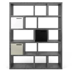 Etagère Berkeley 150 Cm 5 Niveaux - Décor Béton -Meubles Tables Et Chaises Shop 9500.320309 Berlin 150 5N Concrete 4 f86e
