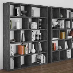 Etagère Berkeley 150 Cm 5 Niveaux - Décor Béton