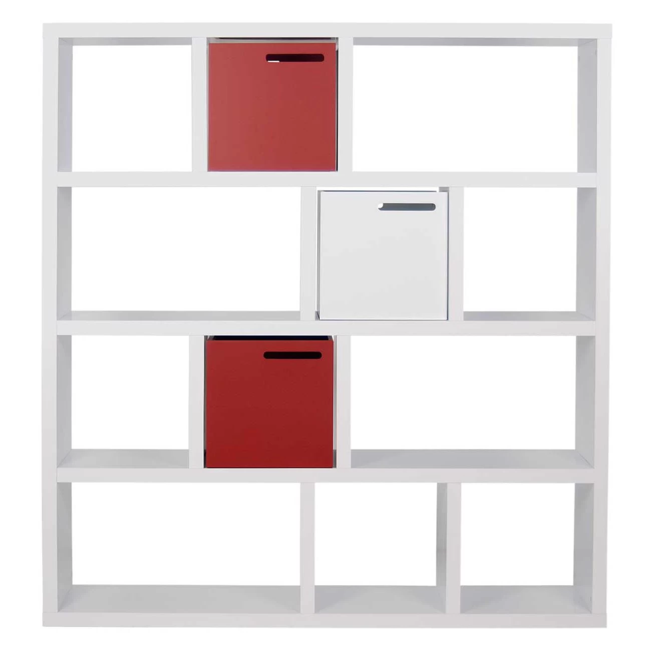 Etagère Berkeley 150 Cm 4 Niveaux - Blanc 4 Etagère Berkeley 150 Cm 4 Niveaux - Blanc – Image 4