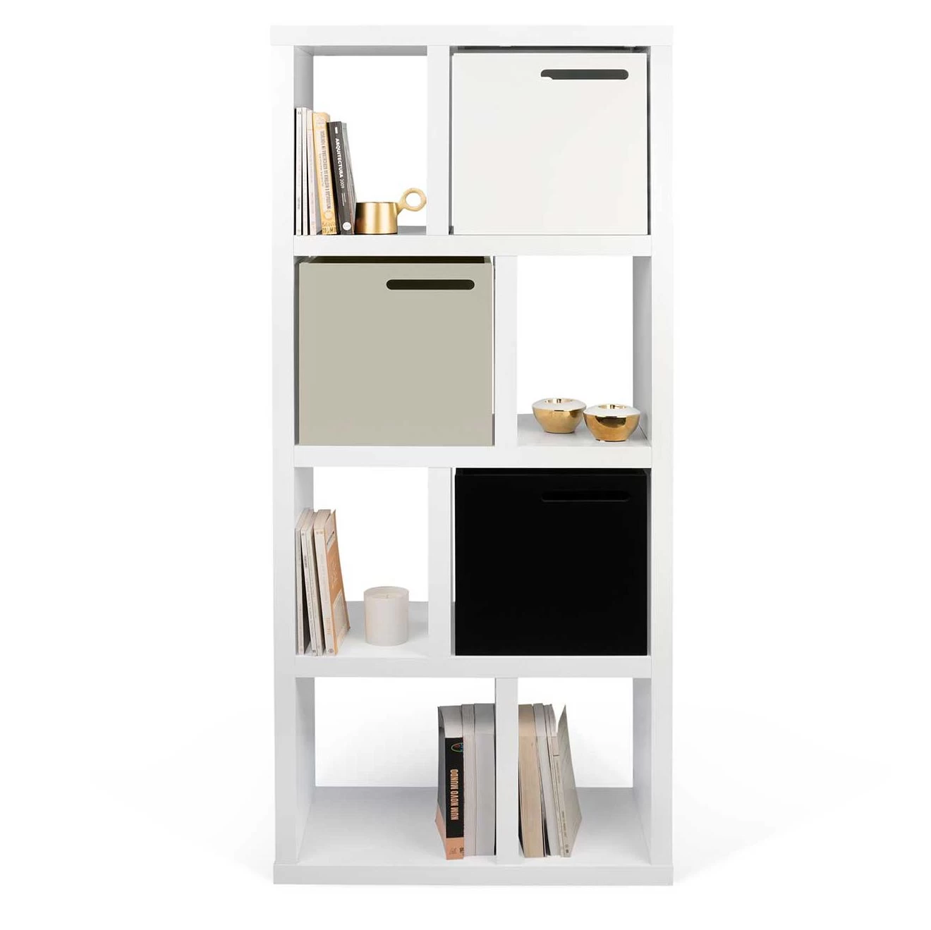 Etagère Berkeley 70 Cm 4 Niveaux - Blanc 8 Etagère Berkeley 70 Cm 4 Niveaux - Blanc – Image 8