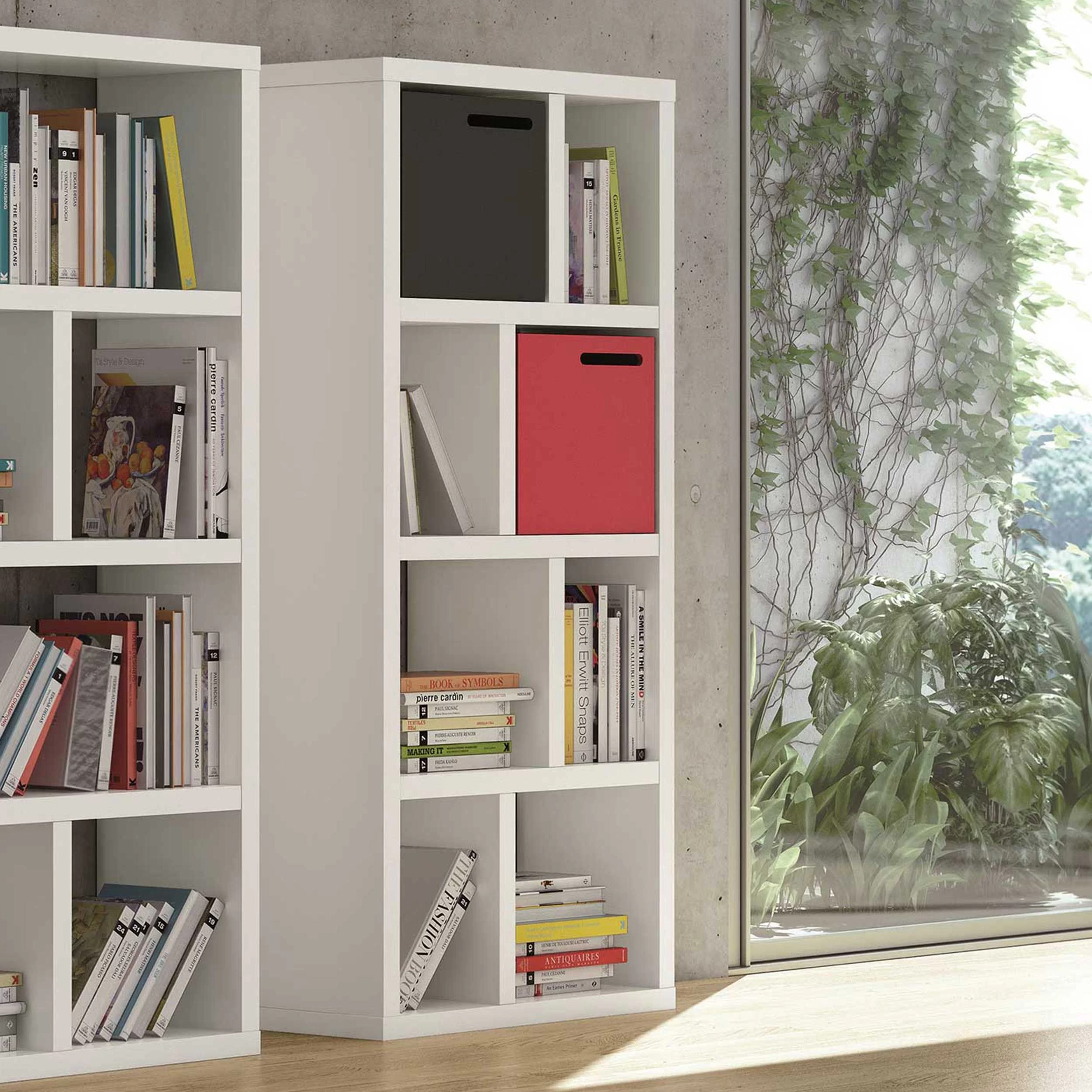 Etagère Berkeley 70 Cm 4 Niveaux - Blanc 1 Etagère Berkeley 70 Cm 4 Niveaux - Blanc