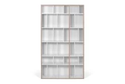Bibliothèque Stewart 108cm - Blanc 18 Bibliothèque Stewart 108cm - Blanc -Meubles Tables Et Chaises Shop 9500.322907 Group 108 Bookcase Pure White and Plywood 1 b233