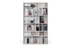 Bibliothèque Stewart 108cm - Blanc 12 Bibliothèque Stewart 108cm - Blanc -Meubles Tables Et Chaises Shop 9500.322907 Group 108 Bookcase Pure White and Plywood 3 51ca