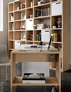 Bibliothèque Pombal 30 Niches - Chêne -Meubles Tables Et Chaises Shop 9500.515934 Pombal 055 oak 3 ca28