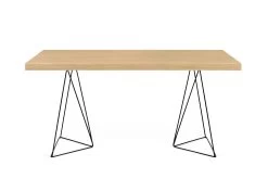 Table Multis 160cm - Chêne/noir -Meubles Tables Et Chaises Shop 9500.613760 9500.613807 Multi Trestles 160 180 oak and black 1 143b