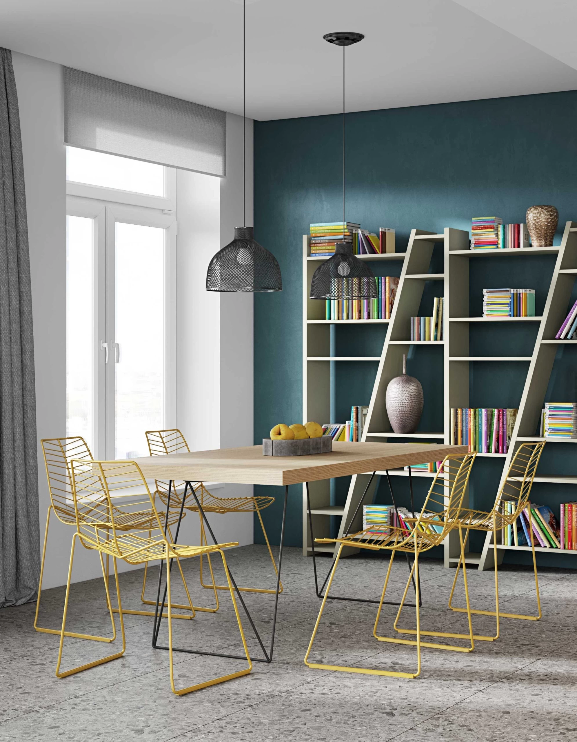 Table Multis 180cm - Chêne/noir 1 Table Multis 180cm - Chêne/noir