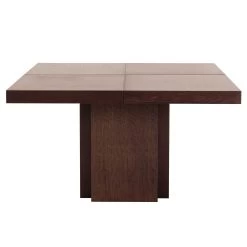 Table à Manger Mundus 130 X 130 Cm - Placage Chocolat -Meubles Tables Et Chaises Shop 9500.620904 Dusk dining table chocolate 1 8ee3