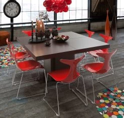 Table à Manger Mundus 150 X 150 Cm - Placage Chocolat -Meubles Tables Et Chaises Shop 9500.620928 Dusk dining table chocolate 2 1922